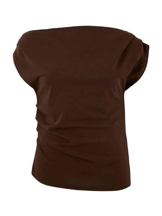 Foto van product Trendyol Curve Shirt bruin