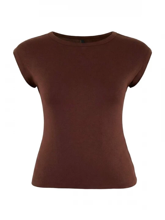 Foto van product Trendyol Curve Shirt chocoladebruin