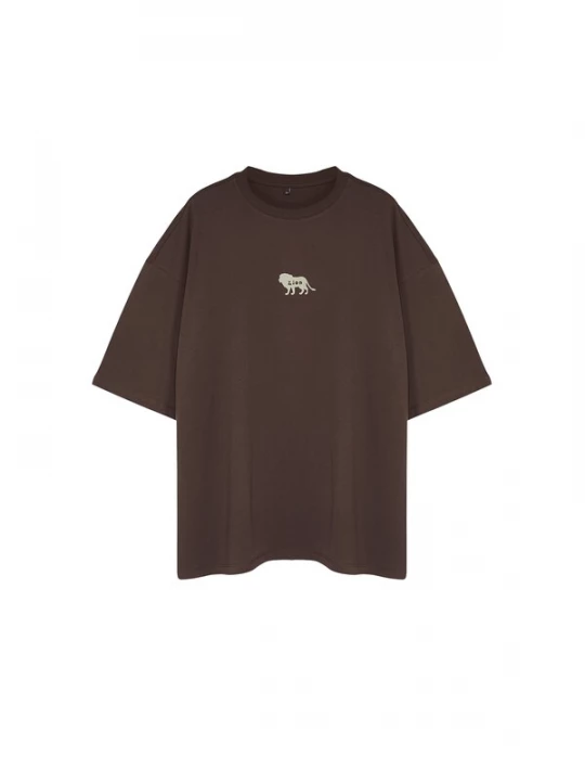 Foto van product Trendyol Curve Shirt crème / chocoladebruin