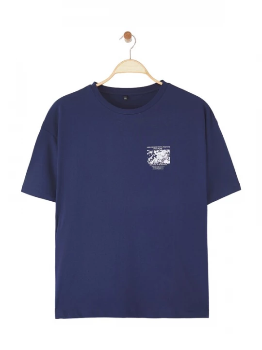Foto van product Trendyol Curve Shirt navy / wit