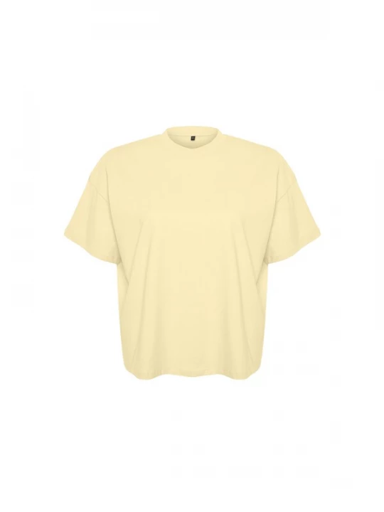 Foto van product Trendyol Curve Shirt pasteelgeel