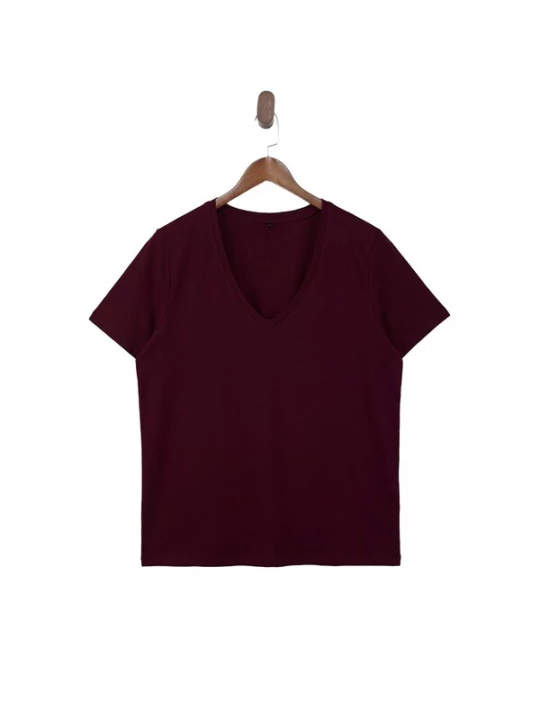 Foto van product Trendyol Curve Shirt rosa / wijnrood