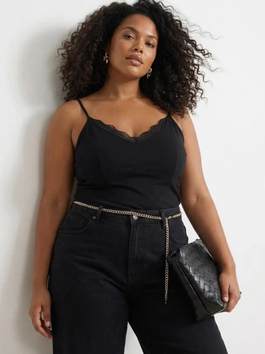 Foto van product Trendyol Curve Top zwart