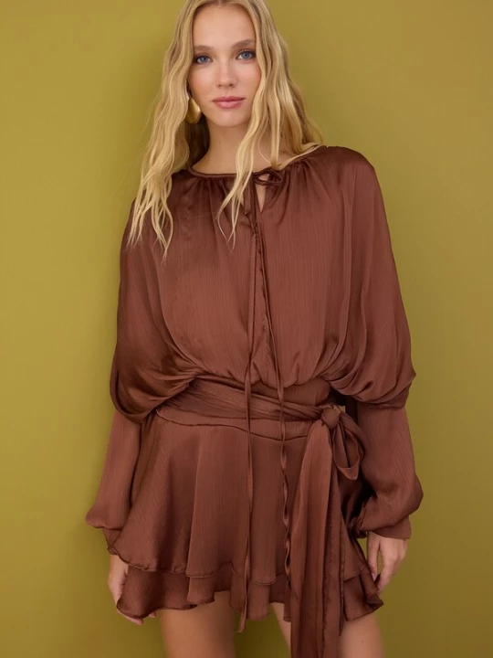 Foto van product Trendyol Jurk bruin