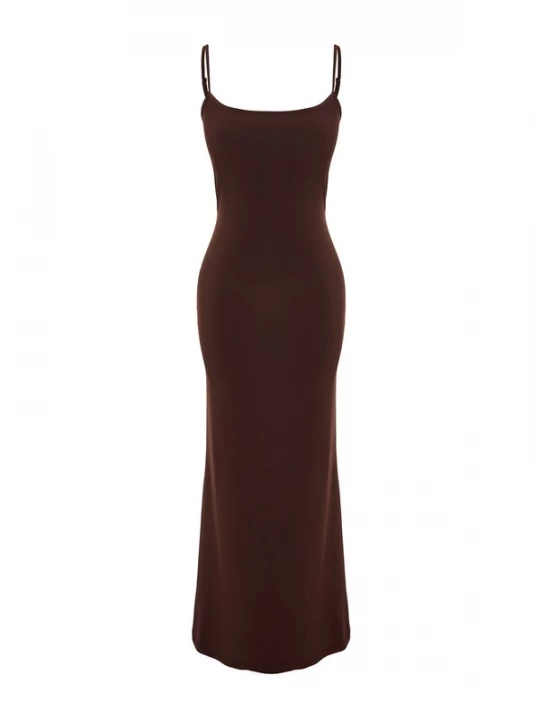 Foto van product Trendyol Jurk donkerbruin