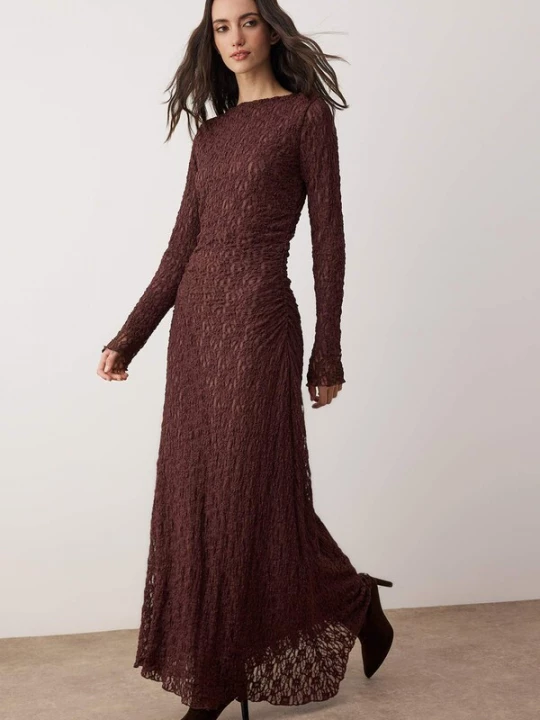 Foto van product Trendyol Jurk donkerbruin