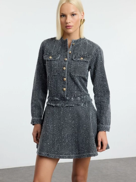 Foto van product Trendyol Jurk donkergrijs