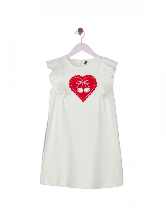 Foto van product Trendyol Jurk lichtbeige / rood