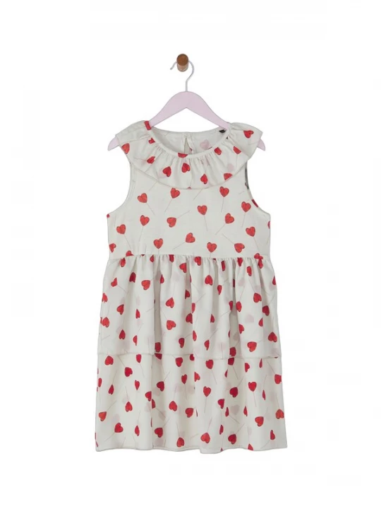 Foto van product Trendyol Jurk lichtbeige / rood