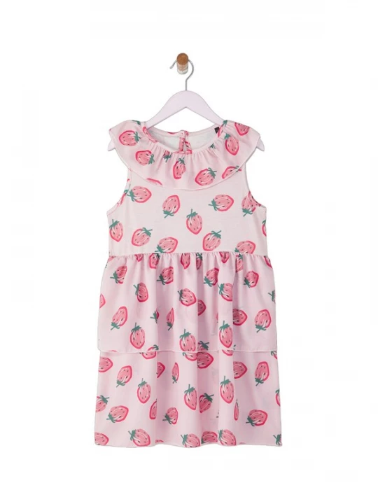 Foto van product Trendyol Jurk smaragd / rosa / oudroze / rood