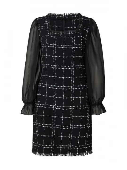 Foto van product Trendyol Jurk zwart / wit