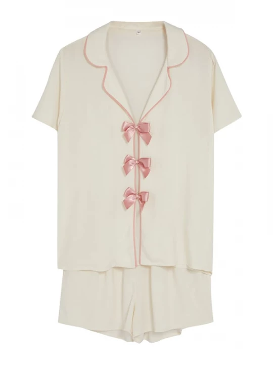 Foto van product Trendyol Korte pyjama ecru