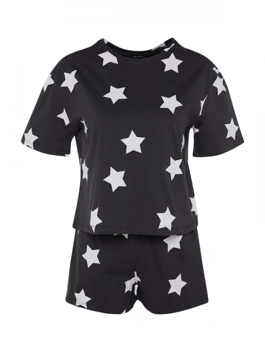 Foto van product Trendyol Korte pyjama marine / wit