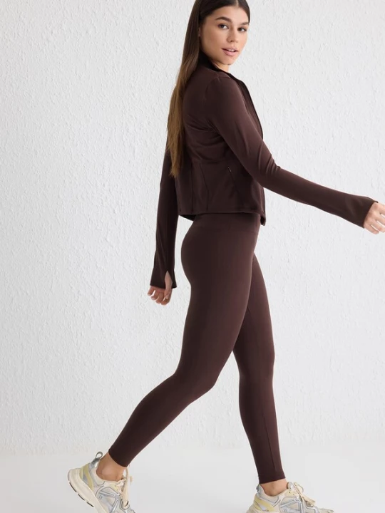 Foto van product Trendyol Leggings donkerbruin