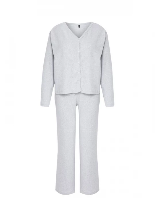 Foto van product Trendyol Pyjama grijs gemêleerd