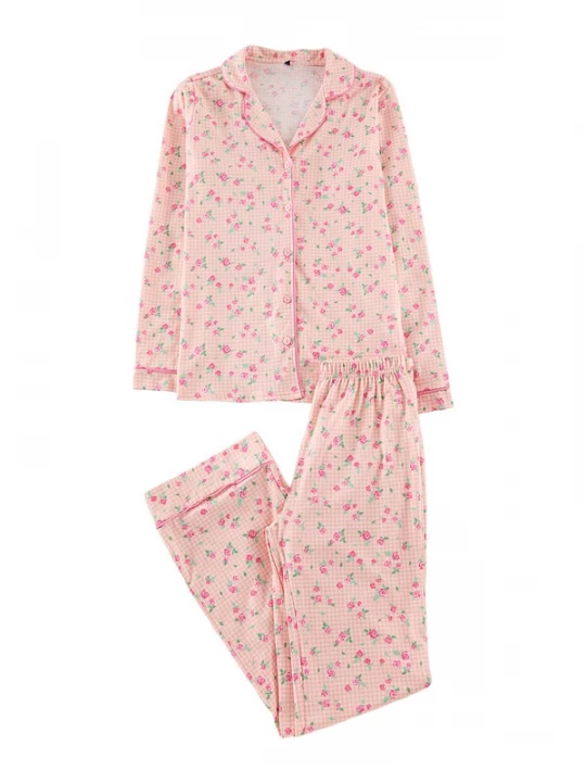 Foto van product Trendyol Pyjama groen / pitaja roze / donkerroze / wit