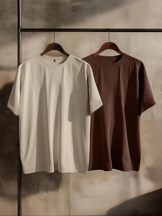 Foto van product Trendyol Shirt bruin / lichtgrijs