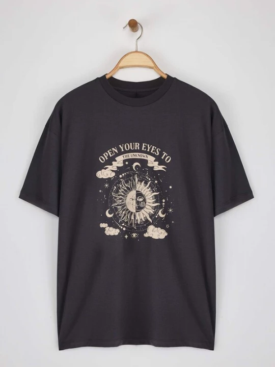 Foto van product Trendyol Shirt crème / antraciet