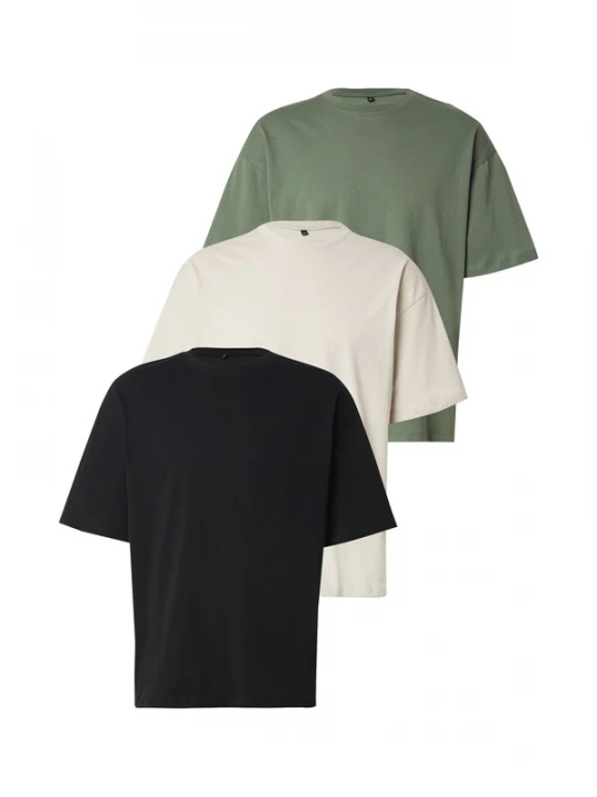 Foto van product Trendyol Shirt greige / jade groen / zwart