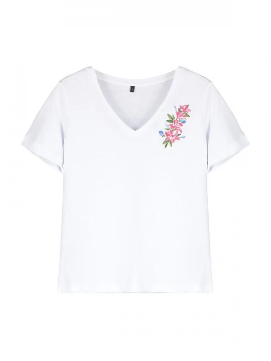 Foto van product Trendyol Shirt lichtblauw / groen / framboos / wit