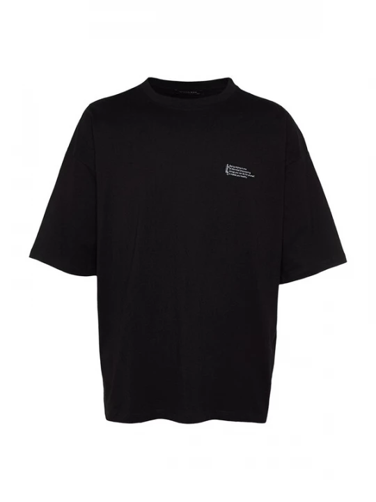 Foto van product Trendyol Shirt zwart / offwhite