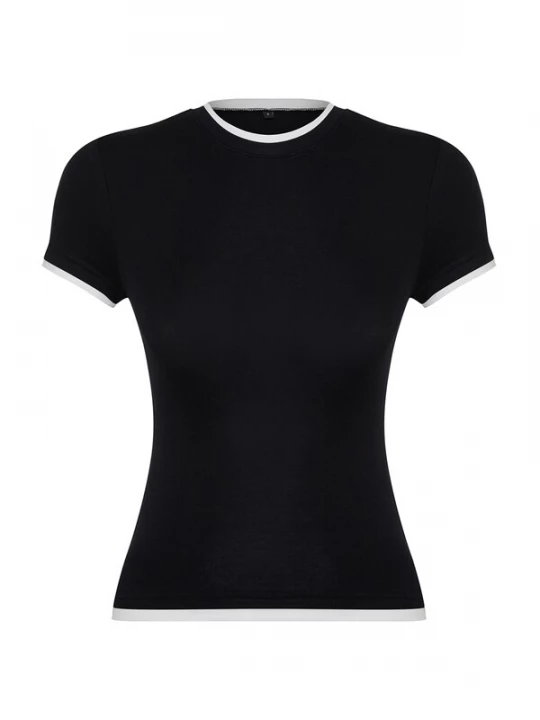 Foto van product Trendyol Shirt zwart / wit