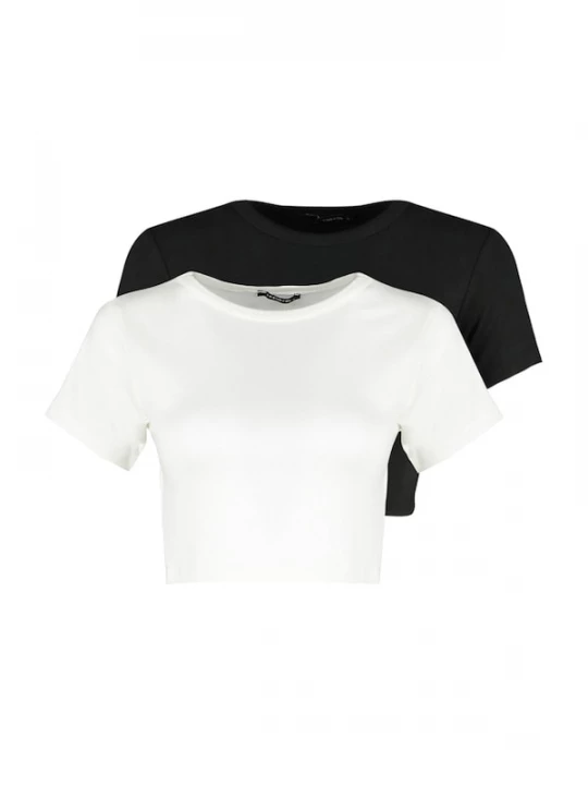Foto van product Trendyol Shirt zwart / wit