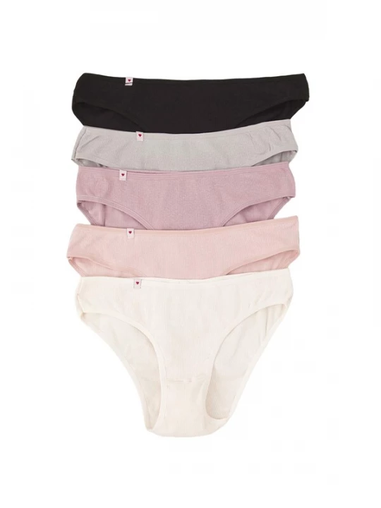 Foto van product Trendyol Slip crème / grijs / mauve / poederroze / zwart