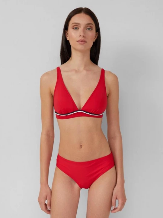 Foto van product Triangelbikinitop met sierrand s.Oliver rood