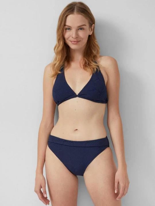 Foto van product Triangelbikinitop met structuurmotief s.Oliver blauw
