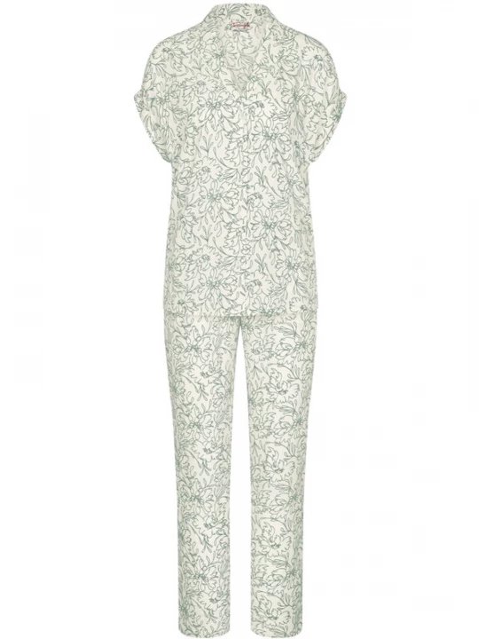 Foto van product TRIUMPH Pyjama 'Boyfriend Fit ' groen / lichtgroen
