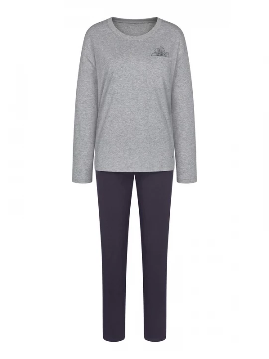 Foto van product TRIUMPH Pyjama donkerblauw / grijs
