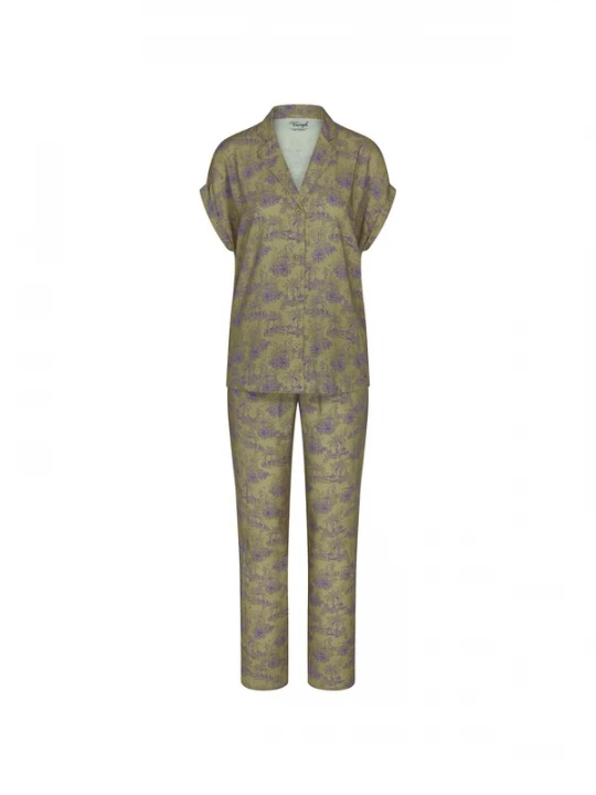 Foto van product TRIUMPH Pyjama ' Red Label Boyfriend Fit ' kaki / lichtgroen