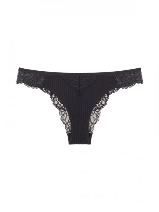 Foto van product TRIUMPH Slip ' Peony Florale Brazilian ' zwart