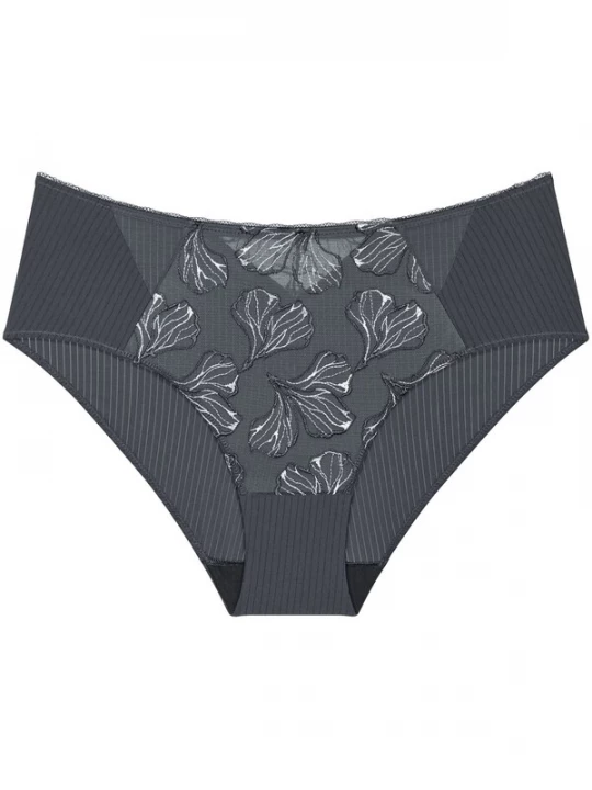 Foto van product TRIUMPH Slip ' Wild Iris Florale Maxi ' antraciet