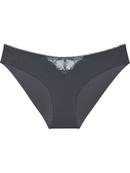 Foto van product TRIUMPH Slip ' Wild Iris Florale Tai ' antraciet