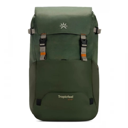 Foto van product Tropicfeel Rugzak 'Shell' kaki / oranje / wit