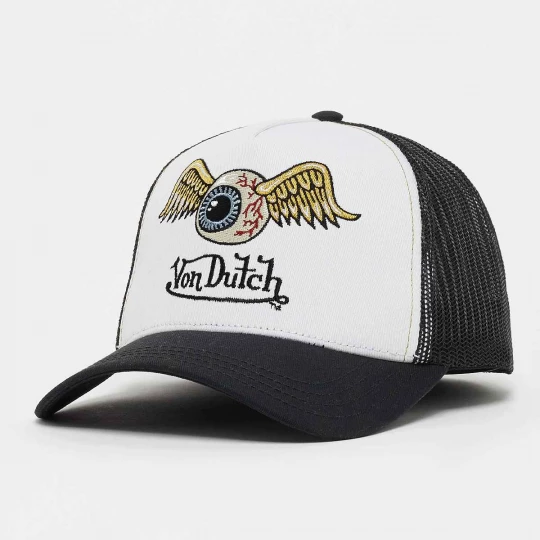 Foto van product Trucker Flying Eyeball Von Dutch wit