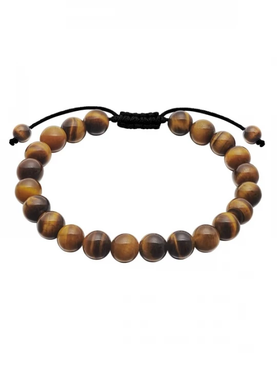 Foto van product True Rebels Armband bruin / zwart