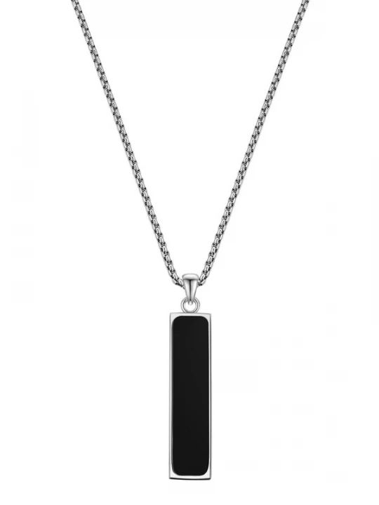 Foto van product True Rebels Ketting zwart / zilver