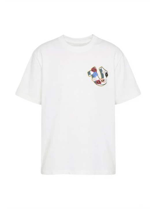 Foto van product True Religion Shirt 'Garten' sepia / spar / zwart / wit