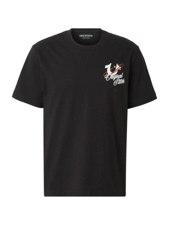 Foto van product True Religion Shirt 'Stitch' geel / rood / zwart / wit