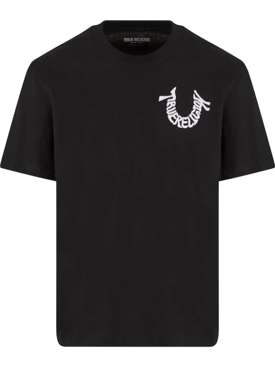 Foto van product True Religion Shirt 'Warped' zwart / wit