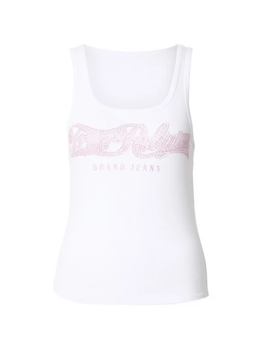 Foto van product True Religion Top rosa / wit