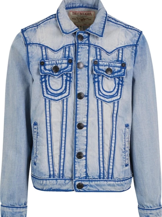Foto van product True Religion Tussenjas 'Jimmy' blauw / lichtblauw