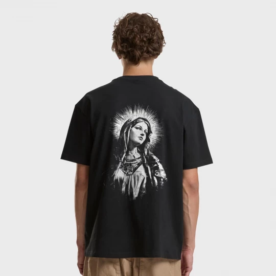 Foto van product True Strength Mary Oversize Tee Mister Tee zwart