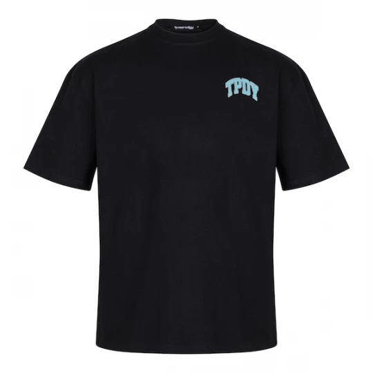 Foto van product trueprodigy Shirt 'Arin' aqua / zwart