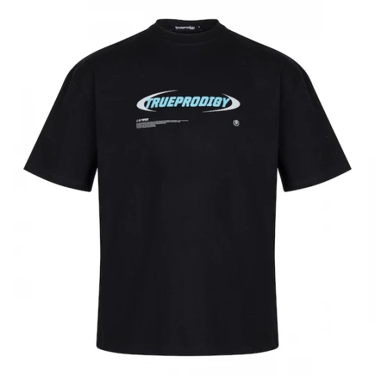 Foto van product trueprodigy Shirt 'Ravi' aqua / zwart