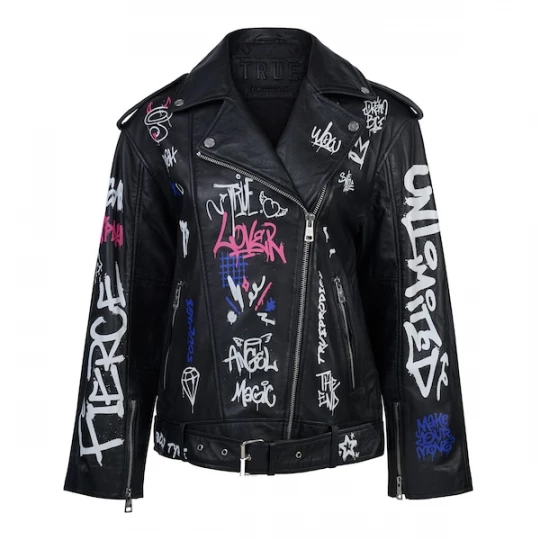 Foto van product trueprodigy Tussenjas 'Anya' blauw / pink / zwart / wit