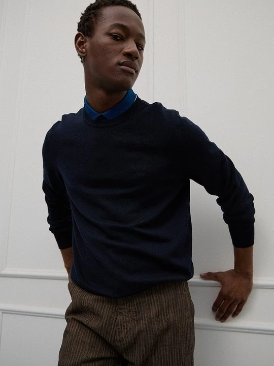 Foto van product Trui Boss donkerblauw